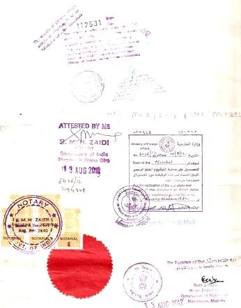 Power of Attorney Attestation from Myanmar Embassy